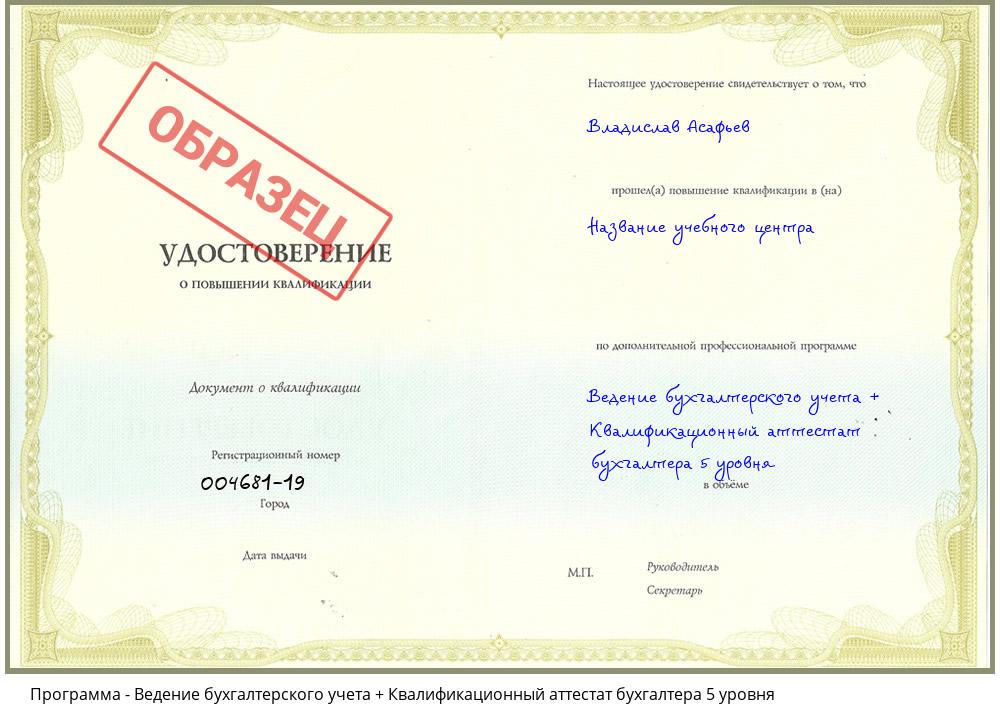 Ведение бухгалтерского учета + Квалификационный аттестат бухгалтера 5 уровня Екатеринбург